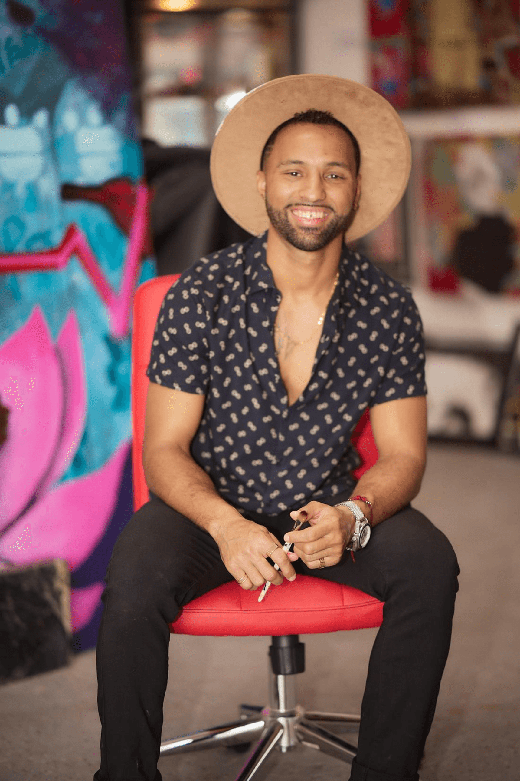 Richard Samuel, founder of Riches Art Gallery